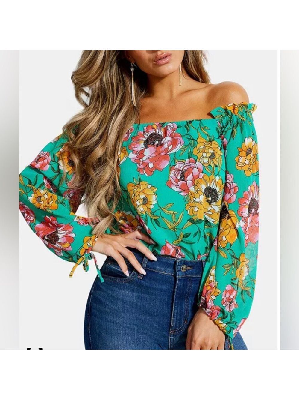 Guess Floral Blouse 16P 19L